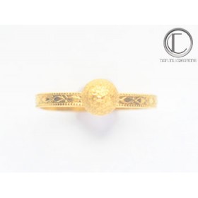 BAGUE BOULE.Or 750/1000